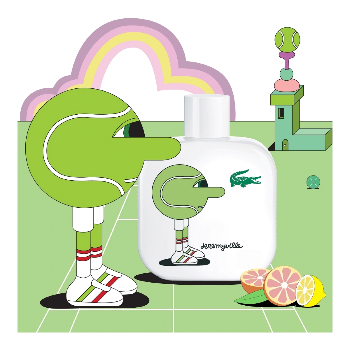 Eau de Lacoste L.12.12 Blanc Pure Collector Edition Pour Homme x Jeremyville - Lacoste Fragrances - Gallery 4