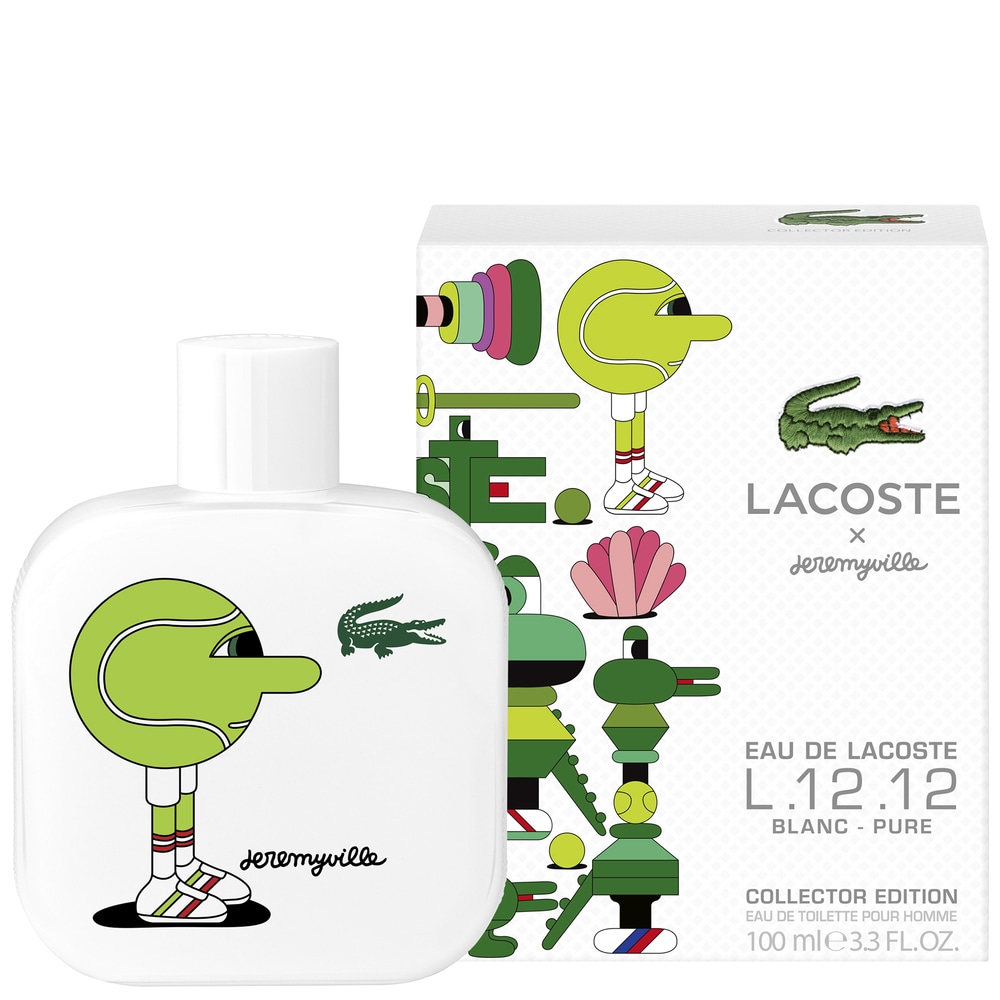 Eau de Lacoste L.12.12 Blanc Pure Collector Edition Pour Homme x Jeremyville - Lacoste Fragrances - Gallery 1