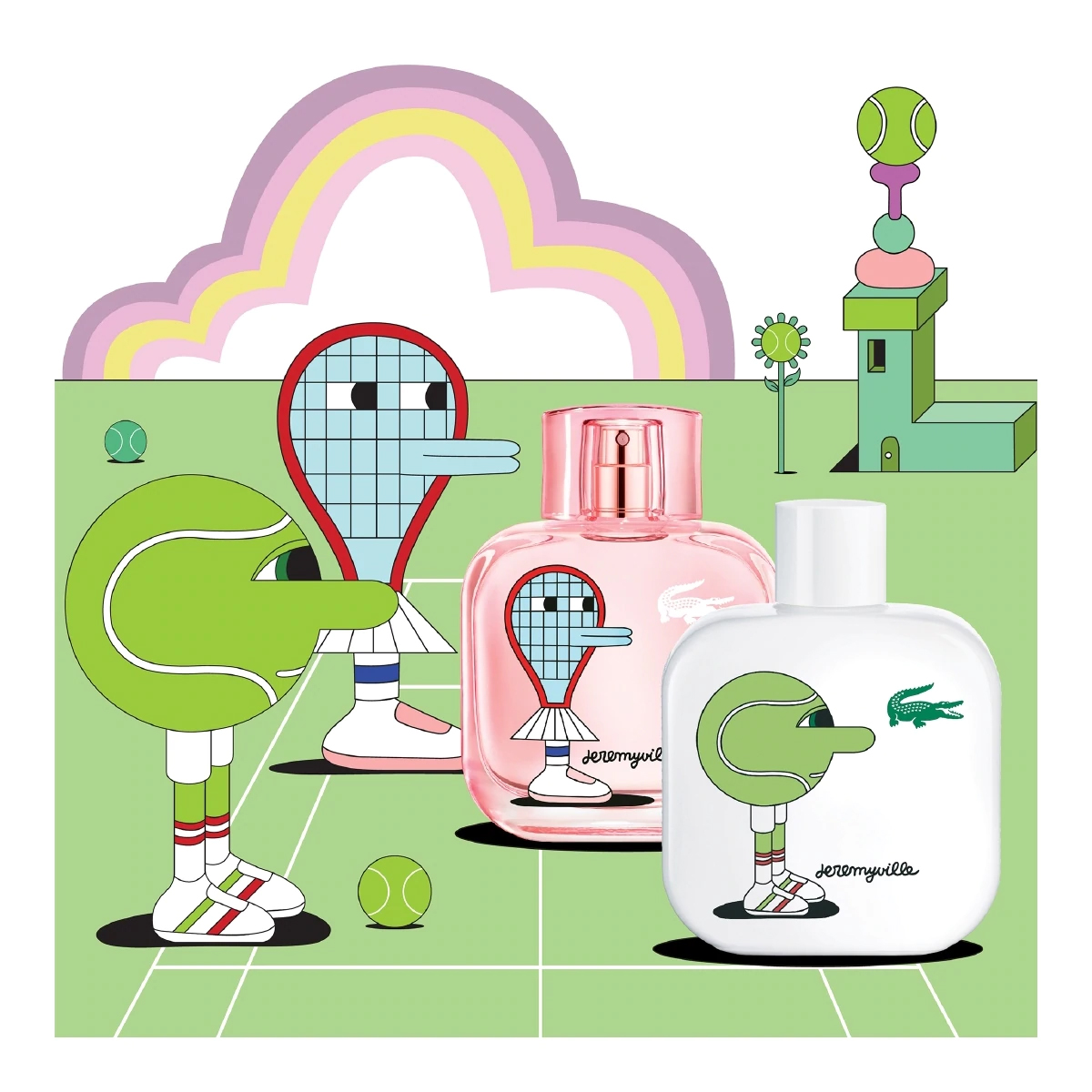 Eau de Lacoste L.12.12 Sparkling Collector Edition Pour Femme x Jeremyville - Lacoste Fragrances - Gallery 1