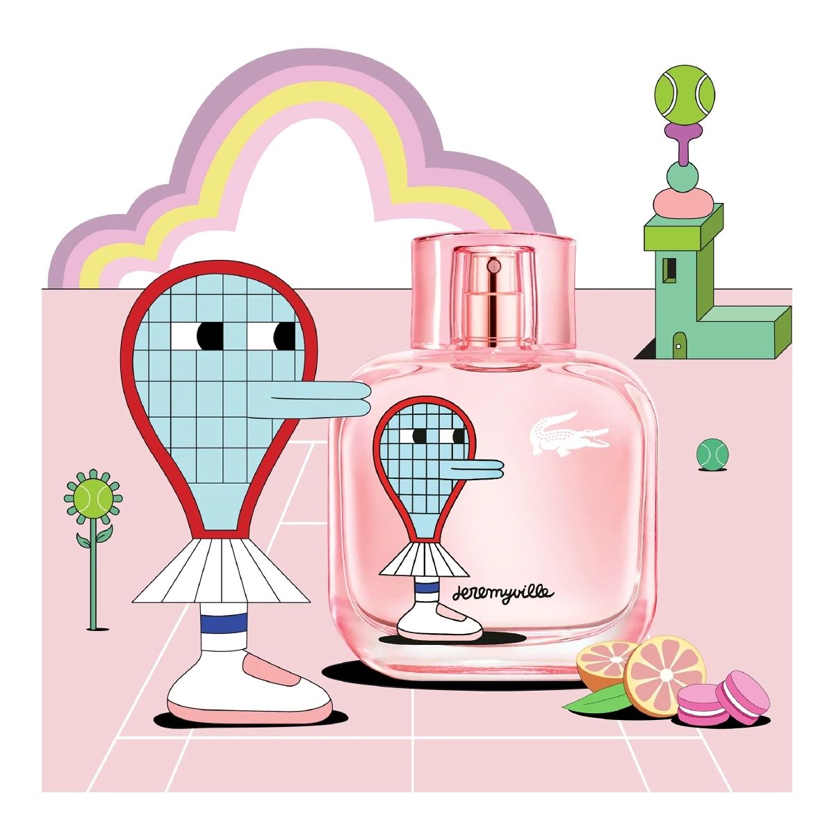 Eau de Lacoste L.12.12 Sparkling Collector Edition Pour Femme x Jeremyville - Lacoste Fragrances - Gallery 2
