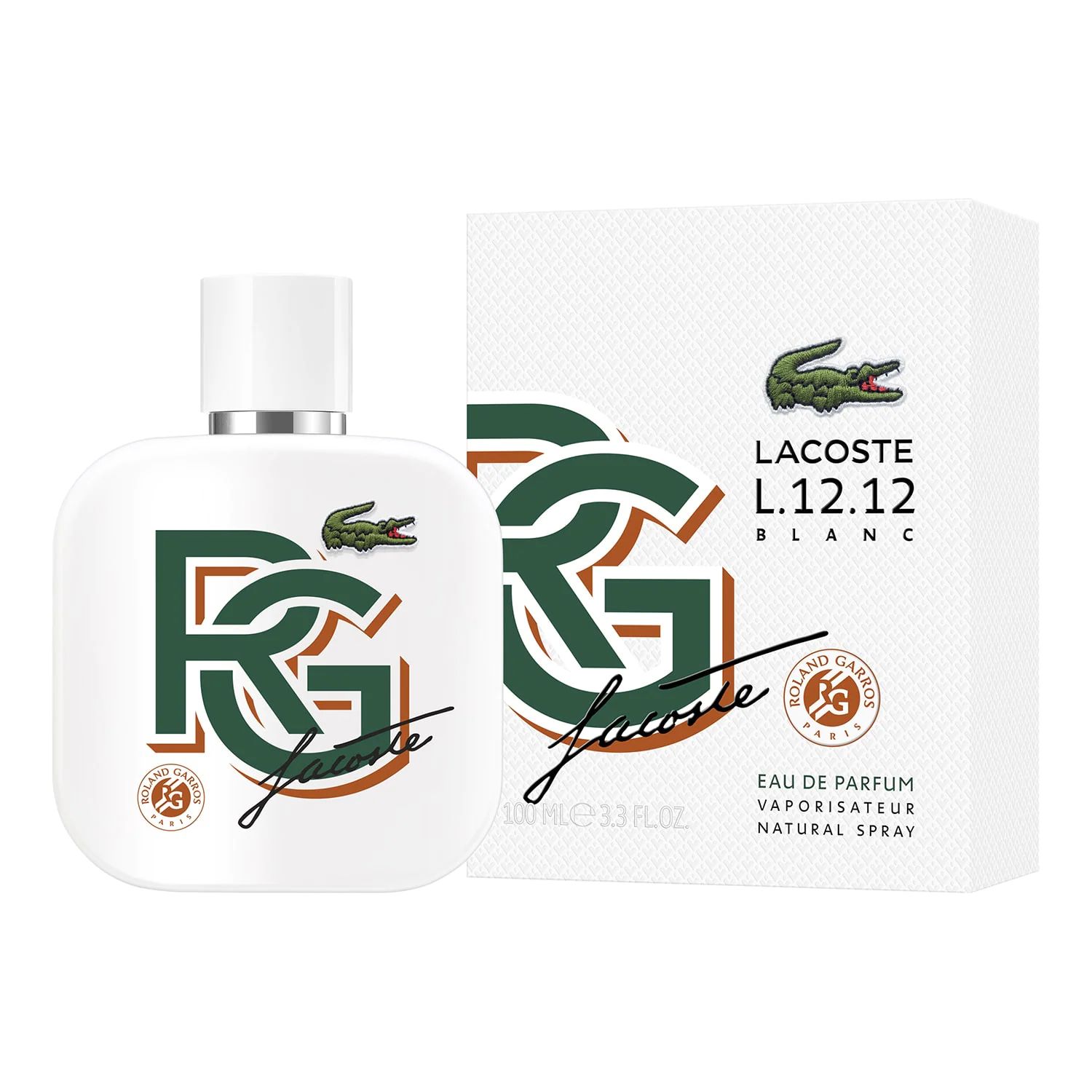 L.12.12 Eau de Parfum Blanc Edition Limitée Roland Garros - Lacoste Fragrances - Gallery 1