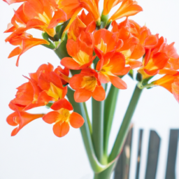 french orange flower